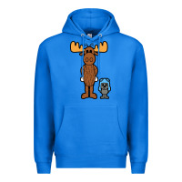 True Royal rocky and bullwinkle Premium Hoodie - artisFamous