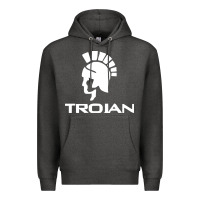 Charcoal Heather trojan condoms champion Premium Hoodie - artisFamous