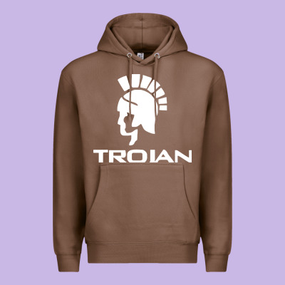 Trojan Condoms Champion Premium Hoodie Designed By Artisfamous