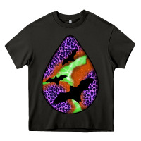Asphalt halloween bat  teardrop Heavy Core Tee - BundleAndBundleShop