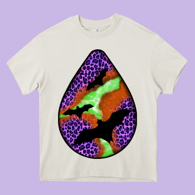 Halloween Bat  Teardrop Heavy Core Tee Designed By Bundleandbundleshop