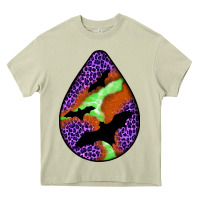 Mossy halloween bat  teardrop Heavy Core Tee - BundleAndBundleShop