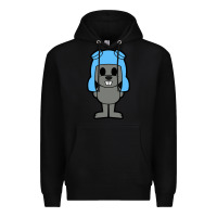 Black rocky the squirrel Premium Hoodie - artisFamous