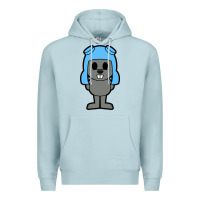 Blue Mist rocky the squirrel Premium Hoodie - artisFamous