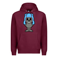 Burgundy rocky the squirrel Premium Hoodie - artisFamous