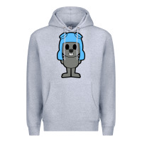 Heather Grey rocky the squirrel Premium Hoodie - artisFamous