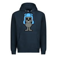 Navy rocky the squirrel Premium Hoodie - artisFamous