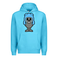 Ocean Blue rocky the squirrel Premium Hoodie - artisFamous