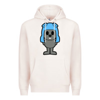 Pale Pink rocky the squirrel Premium Hoodie - artisFamous