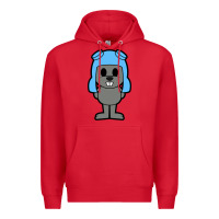 Red rocky the squirrel Premium Hoodie - artisFamous