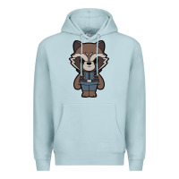 Blue Mist rocket racoon chibi Premium Hoodie - artisFamous