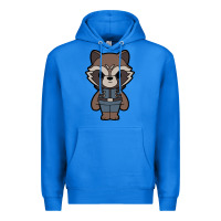 True Royal rocket racoon chibi Premium Hoodie - artisFamous