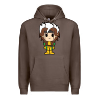Coffee rogue x men chibi Premium Hoodie - artisFamous