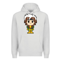 Dove Grey rogue x men chibi Premium Hoodie - artisFamous