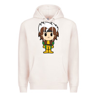 Pale Pink rogue x men chibi Premium Hoodie - artisFamous