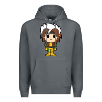 Rock rogue x men chibi Premium Hoodie - artisFamous