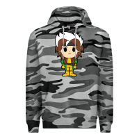 Slate Camo rogue x men chibi Premium Hoodie - artisFamous