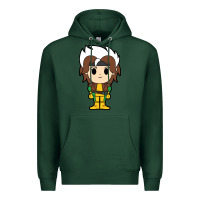 Sports Green rogue x men chibi Premium Hoodie - artisFamous