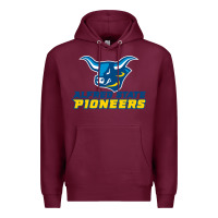 Burgundy alfred state Premium Hoodie - artisFamous