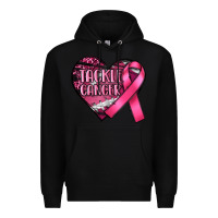 Black tackle cancer Premium Hoodie - RanaPortraitStore