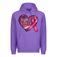 Purple tackle cancer Premium Hoodie - RanaPortraitStore