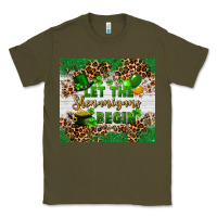 Army Green Let the shenanigans begin Classic Tee - FaDigitalArtStudio