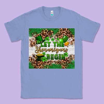 Let The Shenanigans Begin Classic Tee Designed By Fadigitalartstudio