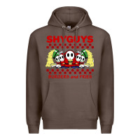 Coffee shy guys burger and fries Premium Hoodie - artisFamous