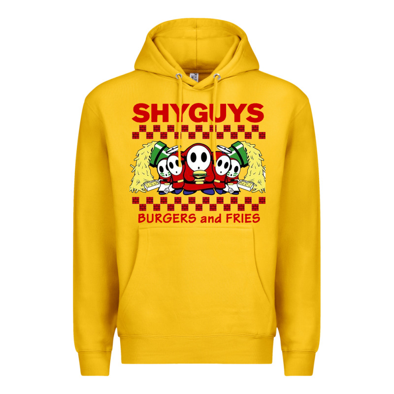 Shy Guys Burger And Fries Premium Hoodie by artisFamous | Teevron