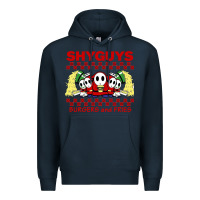 Navy shy guys burger and fries Premium Hoodie - artisFamous