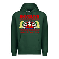 Sports Green shy guys burger and fries Premium Hoodie - artisFamous