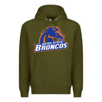 Army Green Boise Design Premium Hoodie - artisFamous