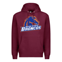 Burgundy Boise Design Premium Hoodie - artisFamous