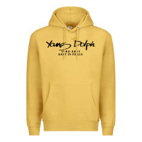 Antique Gold Rest in Peace Young Dolph Premium Hoodie - artisFamous