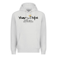 Dove Grey Rest in Peace Young Dolph Premium Hoodie - artisFamous