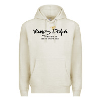 Oatmeal Heather Rest in Peace Young Dolph Premium Hoodie - artisFamous