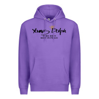 Purple Rest in Peace Young Dolph Premium Hoodie - artisFamous