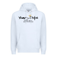 White Rest in Peace Young Dolph Premium Hoodie - artisFamous