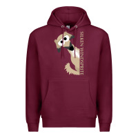 Burgundy silken windsprite classic Premium Hoodie - artisFamous