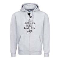 Heather Grey The Moira's Rose's Garden Zipper Hoodie - Bettercallsaul