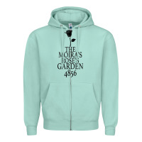 Seafoam The Moira's Rose's Garden Zipper Hoodie - Bettercallsaul