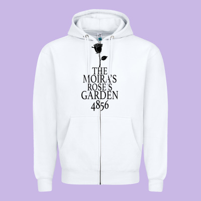 The Moira's Rose's Garden Zipper Hoodie Designed By Bettercallsaul