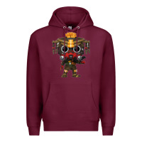 Burgundy Funko Pop Premium Hoodie - artisFamous