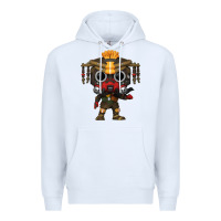 White Funko Pop Premium Hoodie - artisFamous