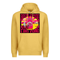 Antique Gold Best Pigeons Playing Ping Pong Music Premium Hoodie - artisFamous
