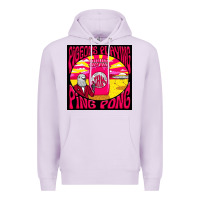 Lilac Best Pigeons Playing Ping Pong Music Premium Hoodie - artisFamous