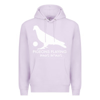 Lilac Best Pigeons Playing Ping Pong Music Premium Hoodie - artisFamous