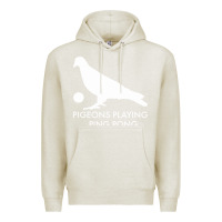 Oatmeal Heather Best Pigeons Playing Ping Pong Music Premium Hoodie - artisFamous
