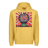 Antique Gold Best Pigeons Playing Ping Pong Music Premium Hoodie - artisFamous