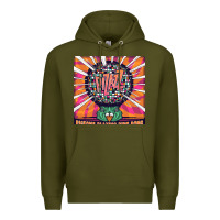 Army Green Best Pigeons Playing Ping Pong Music Premium Hoodie - artisFamous